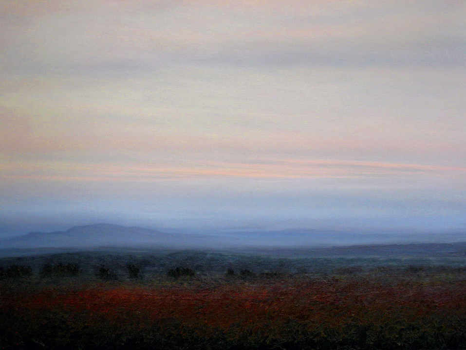 Landscape oil painting by Asheville North Carolina painter Dave Goldman